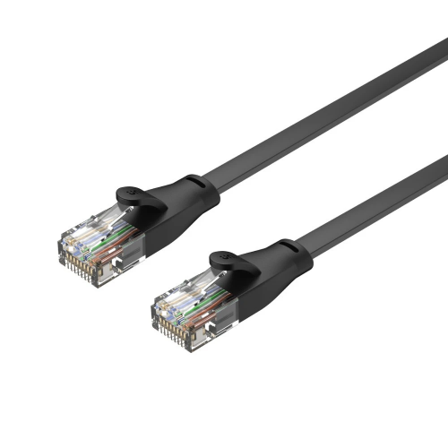 Unitek C1815GBK Flat Patch Cable CAT6 Black 20.0m